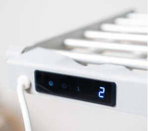 Tendedero Eléctrico Plegable con Alas, Pantalla Táctil, Temporizador y Control de Temperatura Warmmat InnovaGoods 230 W 20 Barra